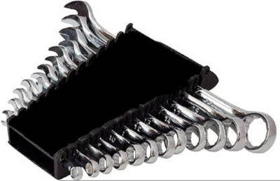UKRAINEZ 12 PCS Combination Wrench Set AA-42, 12 PCS Combination Wrench Set Double Sided 12 pcs Long Combination Spanner/Wrench Set Tools kit/12 PCS kit for Home use Double Sided Combination Wrench(Pack of 12)
