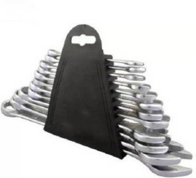 UKRAINEZ 12 PCS Combination Wrench Set AA-36, 12 PCS Combination Wrench Set Double Sided Silver Double Sided Combination Wrench(Set of 12 PCS) Double Sided Combination Wrench(Pack of 12)
