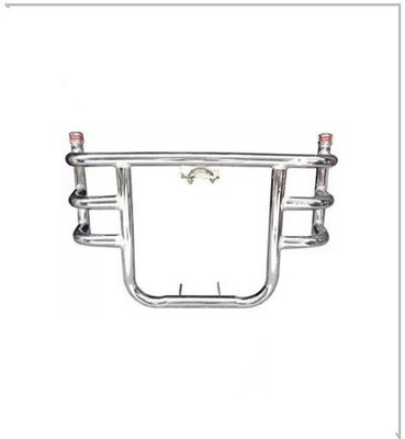 WHEETOYKART Premium Quality Full Chrome Airfly 3 Bend Bar Leg Crash Guard For RE Classic 350(Royal Enfield)