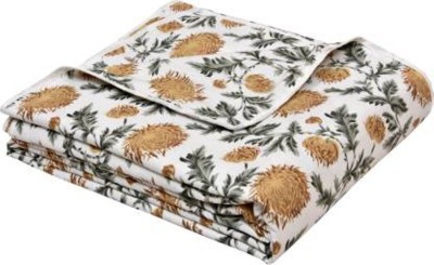 DORISTYLE Floral Double Dohar for  AC Room(Cotton, sunflower)