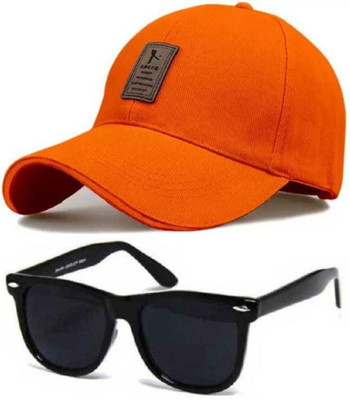 blutech Embroidered, Self Design, Solid Sports/Regular Cap Cap(Pack of 2)