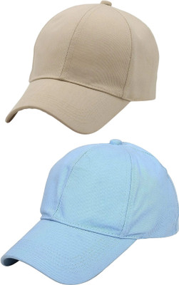 ZACHARIAS Solid Sports/Regular Cap Cap(Pack of 2)
