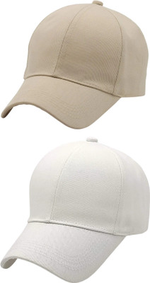 ZACHARIAS Solid Sports/Regular Cap Cap(Pack of 2)