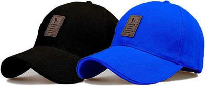 zendro Solid Sports/Regular Cap Cap(Pack of 2)