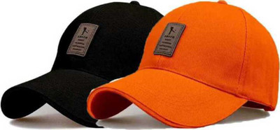 zendro Solid Sports/Regular Cap Cap(Pack of 2)