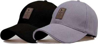 zendro Solid Sports/Regular Cap Cap(Pack of 2)