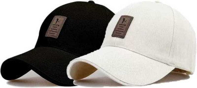 zendro Solid Sports/Regular Cap Cap(Pack of 2)