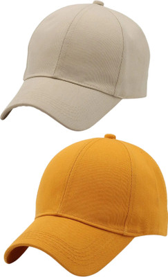 ZACHARIAS Solid Sports/Regular Cap Cap(Pack of 2)