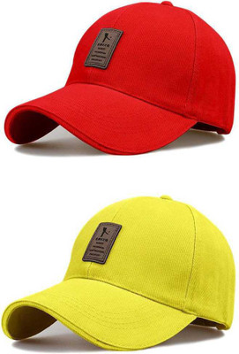 zendro Solid Sports/Regular Cap Cap(Pack of 2)