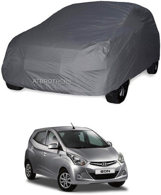 ATBROTHERS Car Cover For Hyundai Eon, EON 1.0 Kappa Magna Plus Optional (Without Mirror Pockets)(Grey)