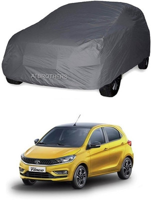 ATBROTHERS Car Cover For Tata Tiago, Tiago 1.05 Revotorq XB, Tiago 1.05 Revotorq XE (Without Mirror Pockets)(Grey)