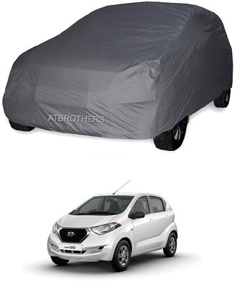 ATBROTHERS Car Cover For Datsun Redi GO 1.0 S, Redi GO A, Redi GO AMT 1.0, Redi GO D, Redi GO Gold 1.0 (Without Mirror Pockets)(Grey)
