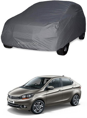 ATBROTHERS Car Cover For Tata Tigor (Without Mirror Pockets)(Grey)