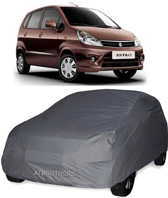 ATBROTHERS Car Cover For Maruti Suzuki Zen Estillo LX, Zen Estillo LXI (Without Mirror Pockets)(Grey)