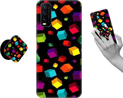 iCopertina Back Cover for Vivo Y3s(Multicolor, Cases with Holder, Pack of: 1)