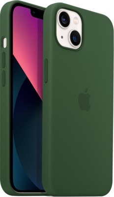 KARWAN Back Cover for APPLE iPhone 13 Mini(Green, Shock Proof, Silicon, Pack of: 1)