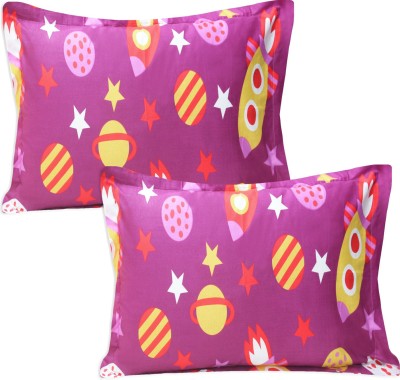 Flipkart SmartBuy Cotton Pillows Cover(Pack of 2, 46 cm*69 cm, Purple)