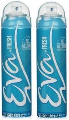 EVA Fresh deo combo 250ml Body Spray  -  For Men & Women(250 ml, Pack of 2)