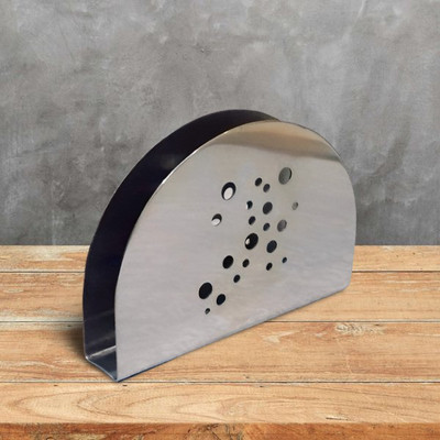 GAFFEL 1 Compartments Stainless steel Tissue Paper Holder(Silver)