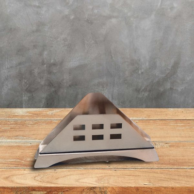 GAFFEL 1 Compartments Stainless steel NAPKIN TISSUE HOLDER(Silver)
