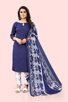 Kashvi Crepe Printed Kurta & Churidar Material
