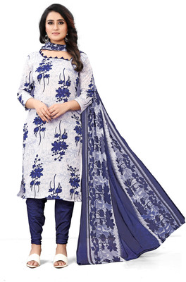 Kashvi Crepe Floral Print, Printed Salwar Suit Material