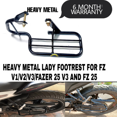 imad HEAVY METAL LADY FOOTRESR FOR FZ V1,V2,V3 AND FZ25 NEW MODEL Foot Rest(Black)