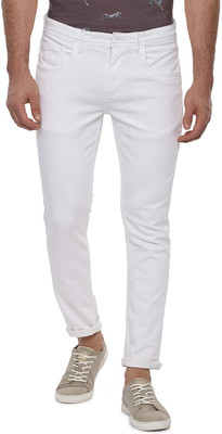 comfits Slim Men White Jeans