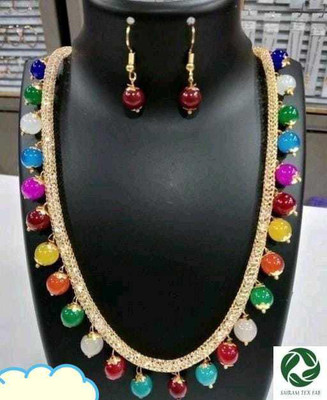 SAIRAM TEX FAB Alloy Gold-plated Multicolor Jewellery Set(Pack of 1)