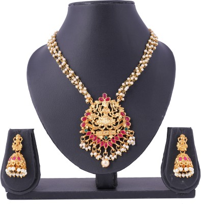 Laksh Alloy Gold-plated Multicolor Jewellery Set(Pack of 1)