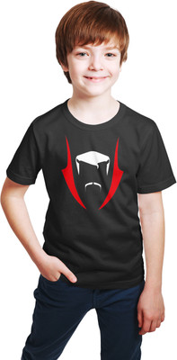 VoiletR Boys Printed Pure Cotton Regular T Shirt(White, Pack of 1)