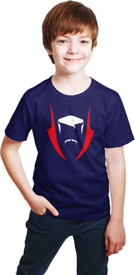 VoiletR Boys Printed Pure Cotton Regular T Shirt(White, Pack of 1)