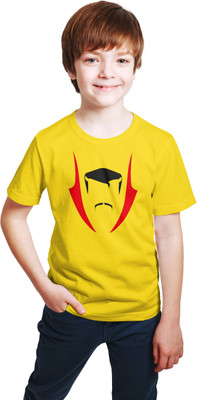 VoiletR Boys Printed Pure Cotton Regular T Shirt(White, Pack of 1)