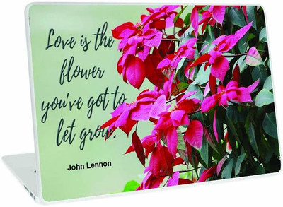 Galaxsia Floral D48 vinyl Laptop Skin Compatible for 15.6 inch(Theme: Nature)