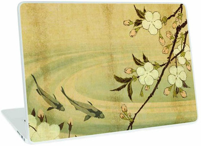 Galaxsia Floral D47 vinyl Laptop Skin Compatible for 15.6 inch(Theme: Nature)