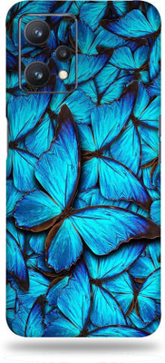 OggyBaba Realme 9 Pro Plus 5G Mobile Skin(Blue Butterfly Multicolor Skin With Ultra Matte Finish)