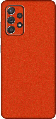Vcare GadGets Samsung Galaxy A52 Mobile Skin(Orange)