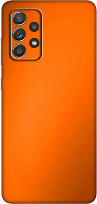 Vcare GadGets Samsung Galaxy A52 Mobile Skin(Orange)