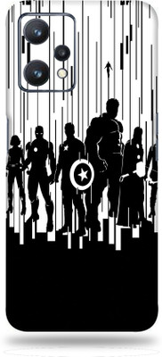 WeCre8 Skin's Realme 9 Pro+ 5G, Avengers B&W Mobile Skin(Multicolor)