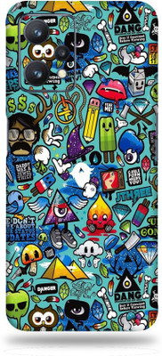 OggyBaba Realme 9 Pro Plus 5G Mobile Skin(Dang Multicolor Skin With Ultra Matte Finish)