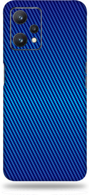 OggyBaba Realme 9 Pro Plus 5G Mobile Skin(Blue Carbon Fiber Skin With Ultra Matte Finish)