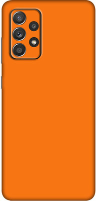 Vcare GadGets Samsung Galaxy A52 Mobile Skin(Orange)
