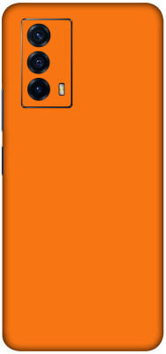 Vcare GadGets iQOO Z5 (5G) Mobile Skin(Orange)