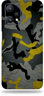 WeCre8 Skin's Realme 9 Pro+ 5G, Camouflage Yellow Mobile Skin(Multicolor)