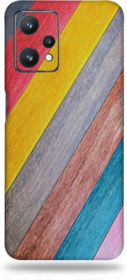 OggyBaba Realme 9 Pro Plus 5G Mobile Skin(Colored Texture Multicolor Skin With Ultra Matte Finish)