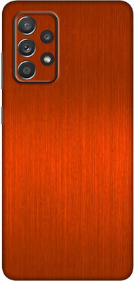 Vcare GadGets Samsung Galaxy A52 Mobile Skin(Orange)