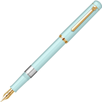 Scrikss 419 Series Piston Filler Mint Body Fountain Pen(Ink Color - Green)