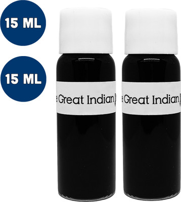 Syahi - The Great Indian Ink - Fountain, Calligraphy, Dip pen, v7 v5 Trimax ink Ink Bottle(Pack of 2, Ink Color - Royal Blue)