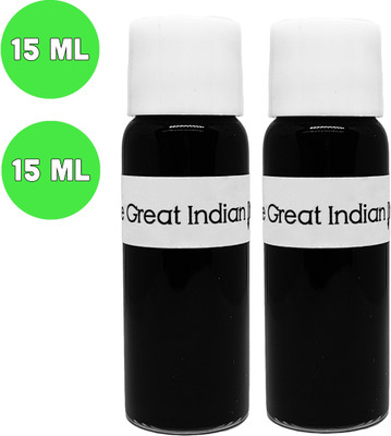 Syahi - The Great Indian Ink - Fountain, Calligraphy, Dip pen, v7 v5 Trimax ink Ink Bottle(Pack of 2, Ink Color - Light Green)