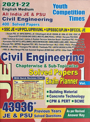 Youth Ssc Je Civil Engineering Solved Papers Vol-1(Paperback, NEERAJ SINGH)